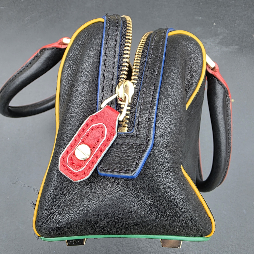 Alice + Olivia Multicolor Leather Handbag Rare